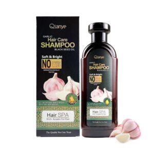 Qianye Garlic & Black Seed Oil Keratin Shampoo（420g）