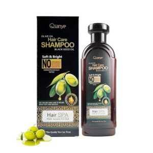 Qianye Olive Oil & Black Seed Oil Keratin Shampoo（420g）