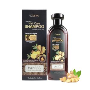 Qianye Ginger & Black Seed Oil Keratin Shampoo（420g）