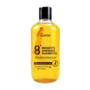 Qianye 8 Benefits Ginseng & Keratin Shampoo (500g)