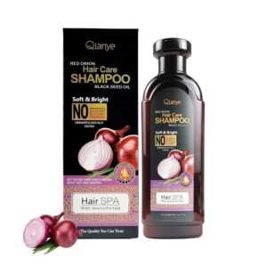 Qianye Red Onion & Black Seed Oil Keratin Shampoo (420g)